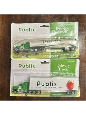 Publix Collectibles Die-Cast Delivery Trucks Lot Of 2